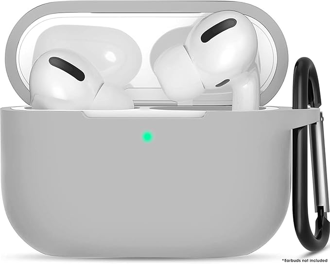 AIRPODS PRO 2 SILICON CASE [Soft Silicone Skin Case Cover Shock-Absorbing Protective Case with Keychain]