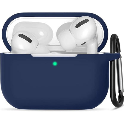 AIRPODS PRO 2 SILICON CASE [Soft Silicone Skin Case Cover Shock-Absorbing Protective Case with Keychain]
