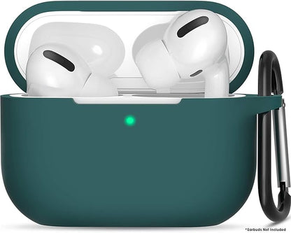 AIRPODS PRO 2 SILICON CASE [Soft Silicone Skin Case Cover Shock-Absorbing Protective Case with Keychain]