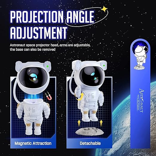 Astronaut Galaxy Projector - 360 Magnetic