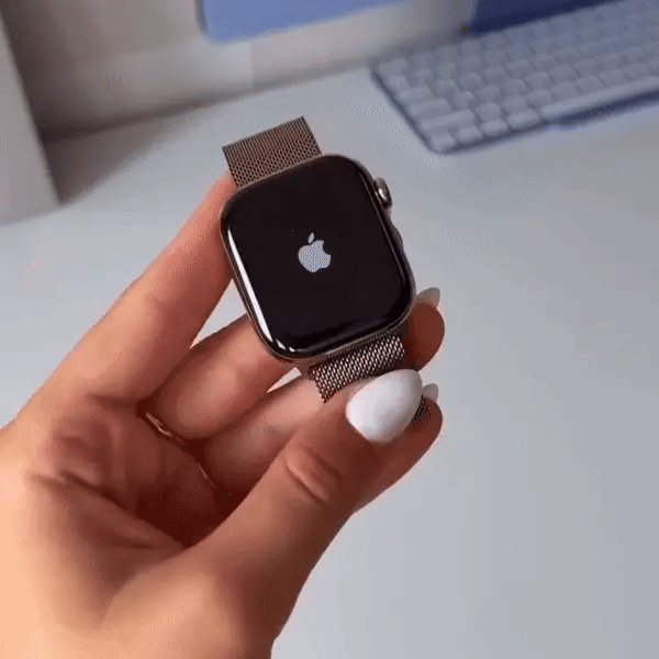 VirWatch Series 10, with 6 - Months Warranty, Real Apple Logo & 2 Stylish Straps.